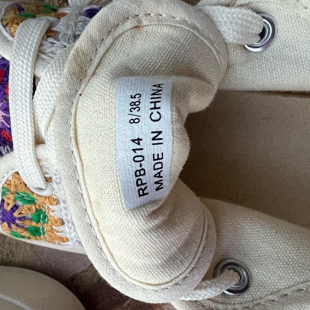 Dirty Laundry Multicolor Embroidered Sneakers - Picture 9 of 9